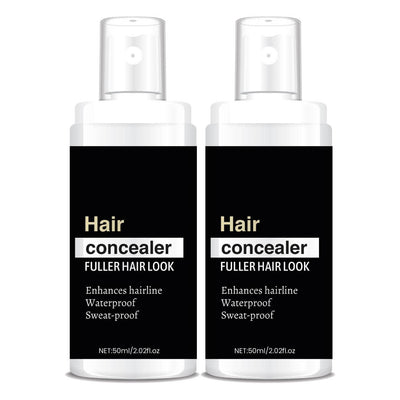 Hair Concealer | Waterproof & Sweat-Proof Powder for Fuller Hair Look (Pack of 2)